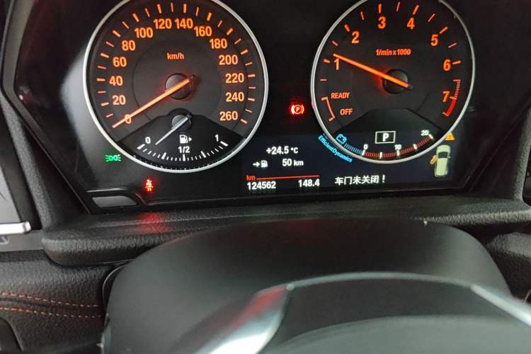 Used BMW 2 Series Active Tourer 2015 218i Sports Design Package Odometer Close Up
