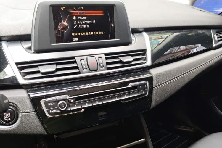 Used BMW 2 Series Active Tourer 2015 218i Sports Design Package Audio And AC Panel