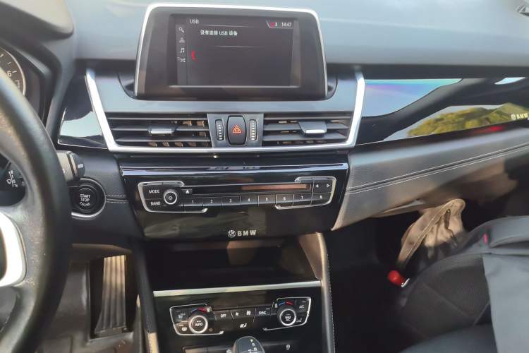 Used BMW 2 Series Active Tourer 2015 218i Sports Design Package Audio And AC Panel