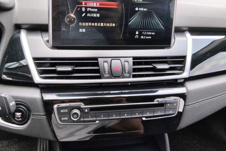 Used BMW 2 Series Active Tourer 2015 218i Sports Design Package Audio And AC Panel