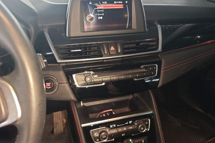 Used BMW 2 Series Active Tourer 2015 218i Sports Design Package Audio And AC Panel