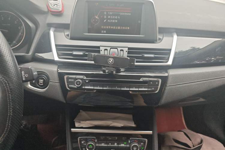 Used BMW 2 Series Active Tourer 2015 218i Sports Design Package Audio And AC Panel