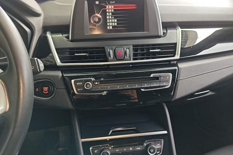 Used BMW 2 Series Active Tourer 2015 218i Sports Design Package Audio And AC Panel