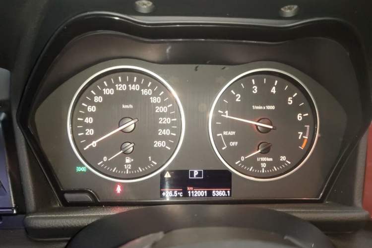 Used BMW 2 Series Active Tourer 2015 218i Leading Model Odometer Close Up