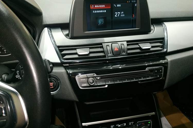 Used BMW 2 Series Active Tourer 2016 218i Leading Model Audio And AC Panel