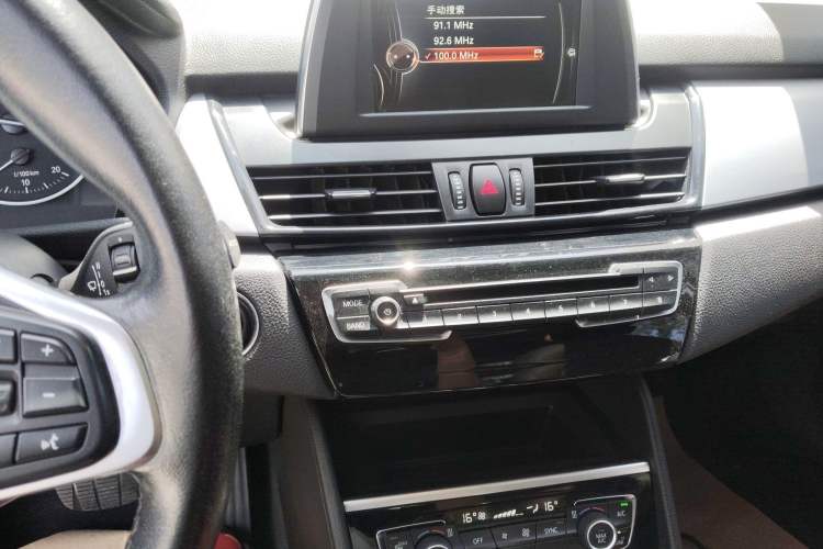 Used BMW 2 Series Active Tourer 2016 218i Leading Model Audio And AC Panel