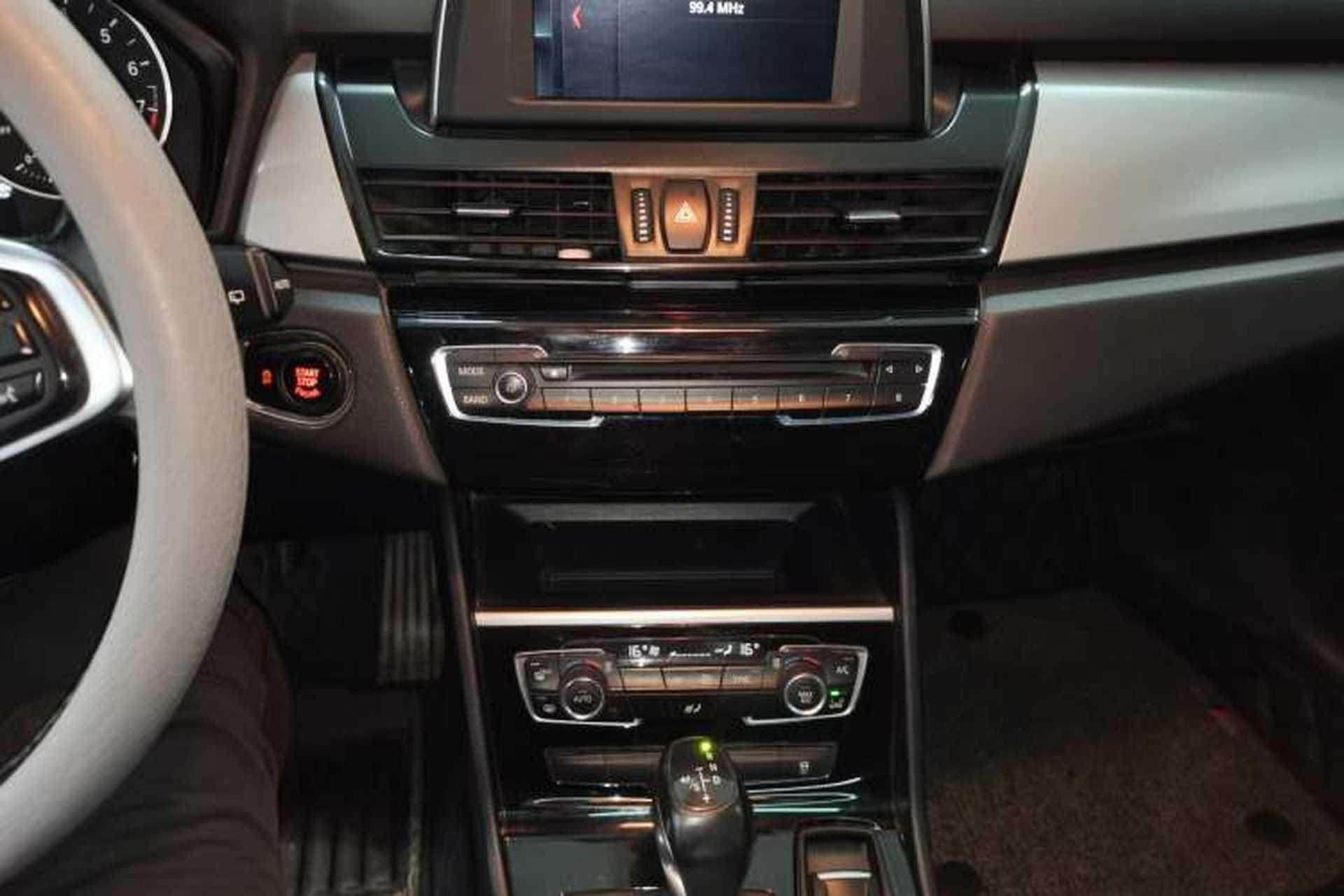 Used BMW 2 Series Active Tourer 2016 218i Leading Model Audio And AC Panel