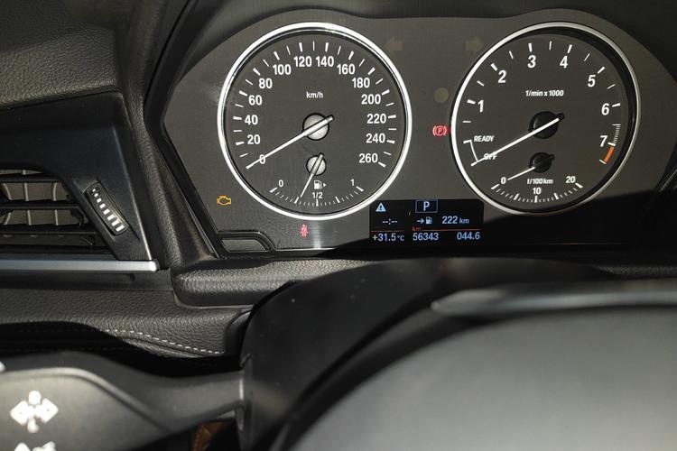 Used BMW 2 Series Active Tourer 2016 218i Sports Design Package Odometer Close Up