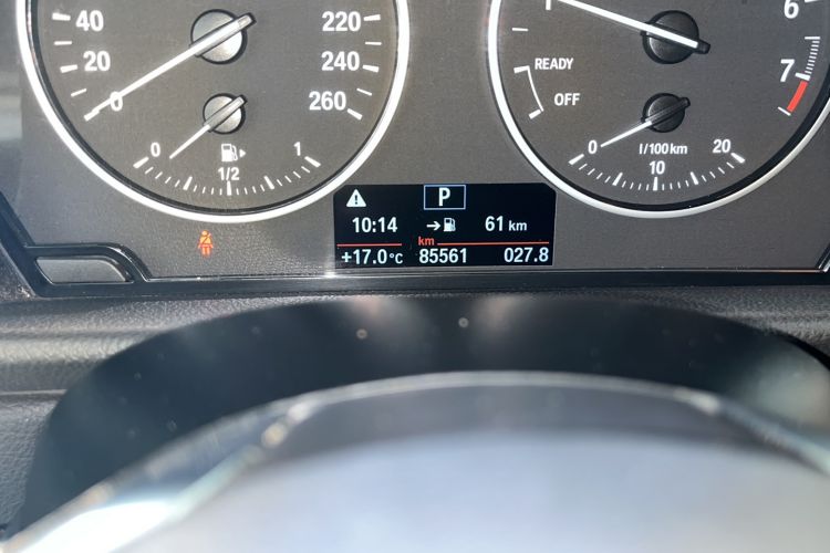 Used BMW 2 Series Active Tourer 2016 218i Leading Model Odometer Close Up