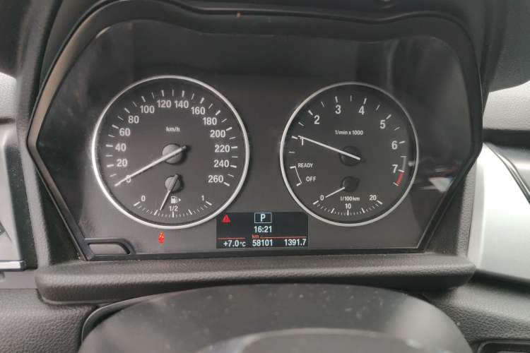 Used BMW 2 Series Active Tourer 2016 218i Leading Model Odometer Close Up