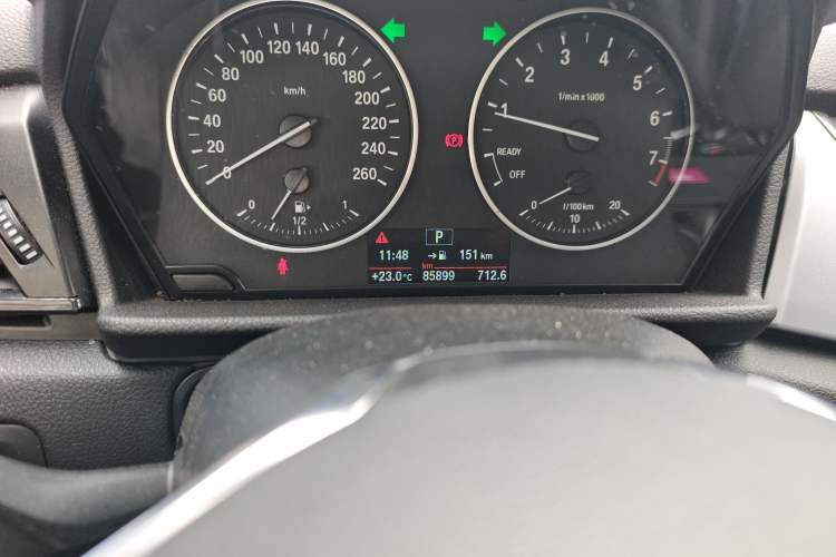 Used BMW 2 Series Active Tourer 2016 218i Leading Model Odometer Close Up