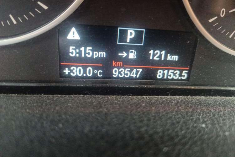 Used BMW 2 Series Active Tourer 2016 218i Leading Model Odometer Close Up