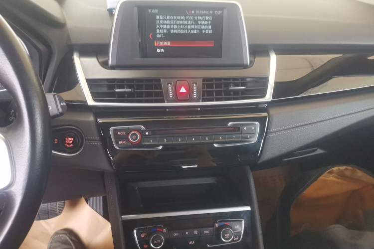 Used BMW 2 Series Active Tourer 2016 218i Sports Design Package Audio And AC Panel