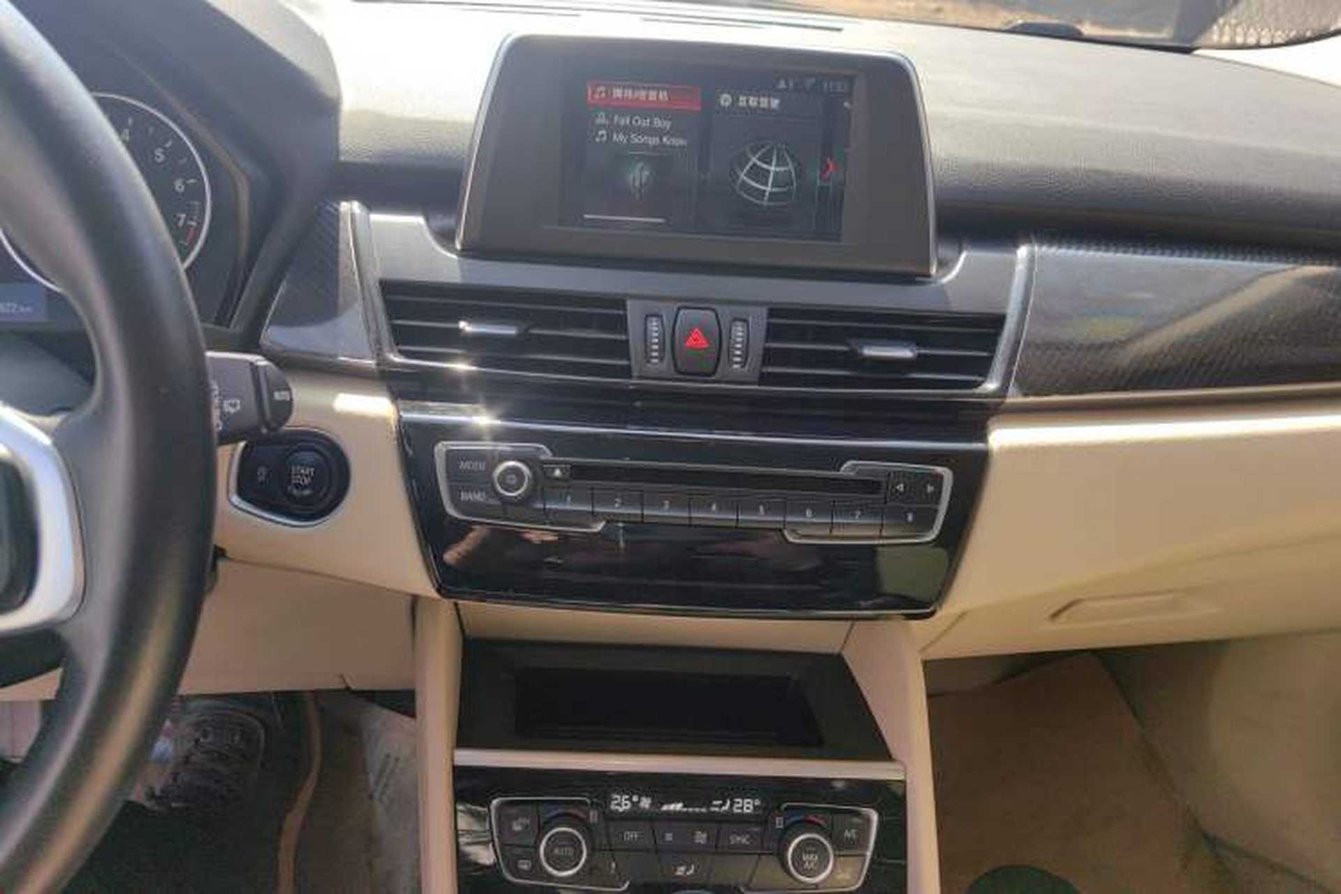 Used BMW 2 Series Active Tourer 2016 218i Leading Model Audio And AC Panel