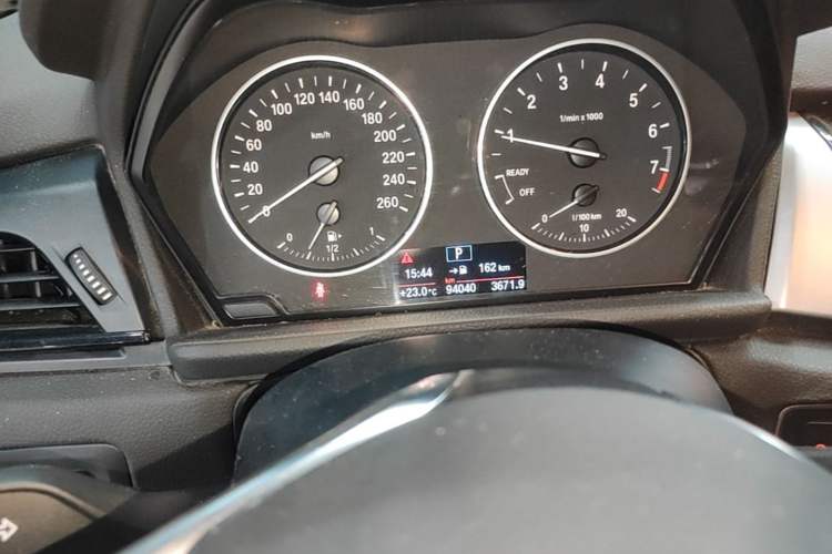 Used BMW 2 Series Active Tourer 2016 218i Leading Model Odometer Close Up