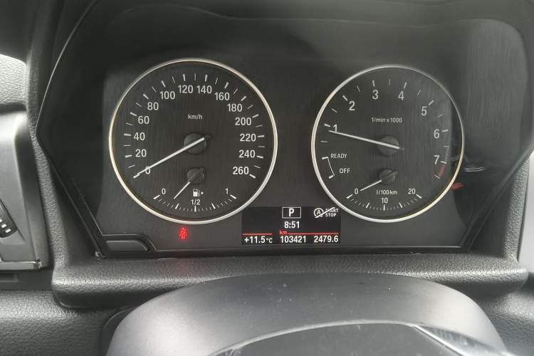 Used BMW 2 Series Active Tourer 2016 218i Leading Model Odometer Close Up