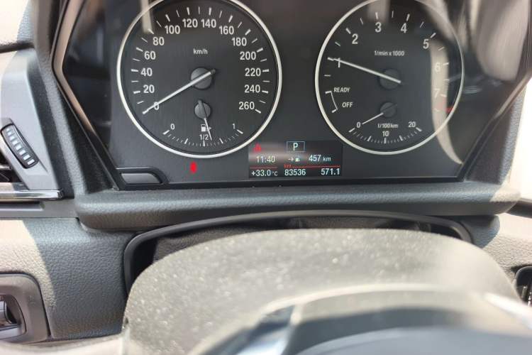 Used BMW 2 Series Active Tourer 2016 218i Leading Model Odometer Close Up