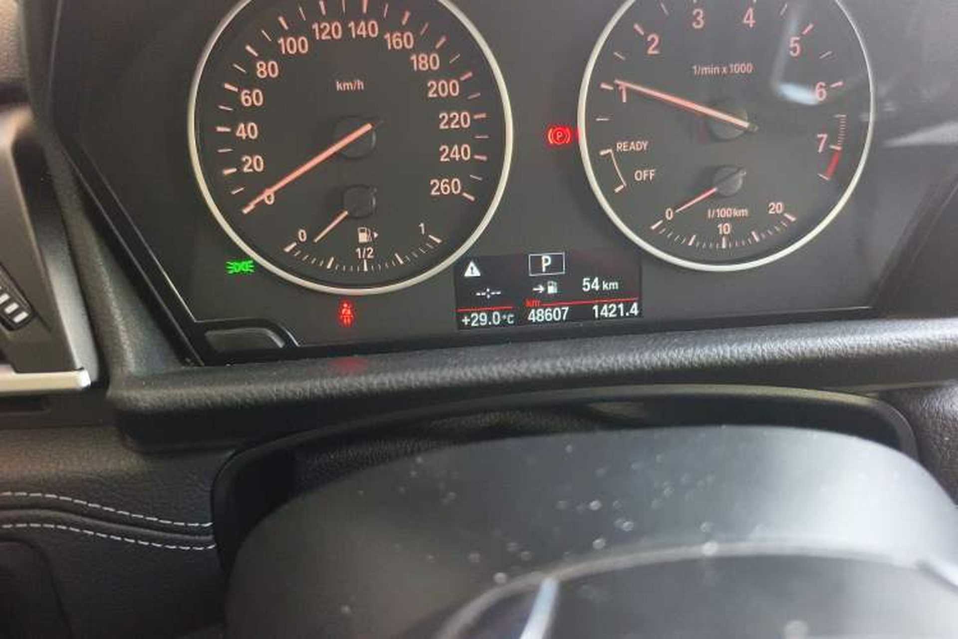 Used BMW 2 Series Active Tourer 2016 218i Sports Design Package Odometer Close Up