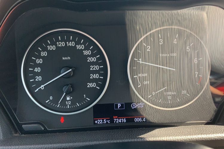 Used BMW 2 Series Active Tourer 2016 218i Leading Model Odometer Close Up