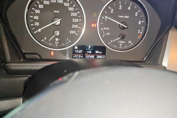 Used BMW 2 Series Active Tourer 2016 218i Leading Model Odometer Close Up