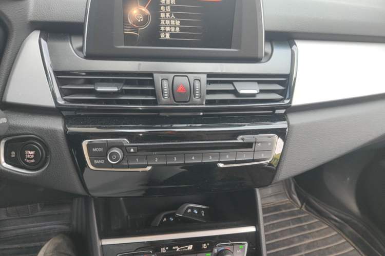 Used BMW 2 Series Active Tourer 2016 218i Leading Model Audio And AC Panel