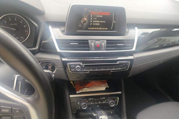 Used BMW 2 Series Active Tourer 2016 218i Sports Design Package Audio And AC Panel
