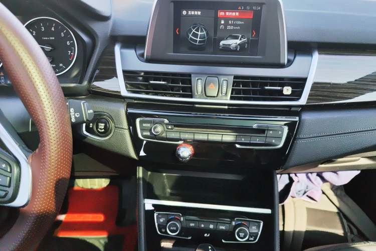 Used BMW 2 Series Active Tourer 2016 218i Sports Design Package Audio And AC Panel