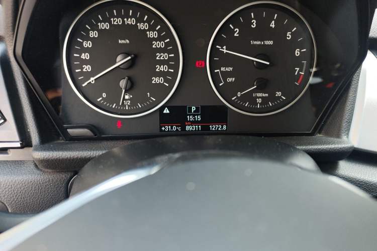 Used BMW 2 Series Active Tourer 2016 218i Leading Model Odometer Close Up