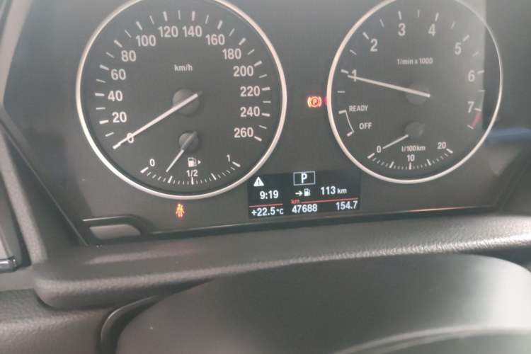 Used BMW 2 Series Active Tourer 2016 218i Leading Model Odometer Close Up