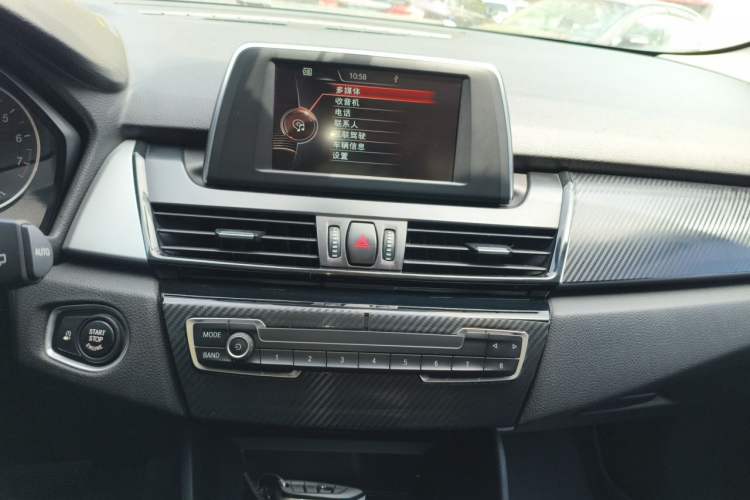 Used BMW 2 Series Active Tourer 2016 218i Fashion Model Audio And AC Panel