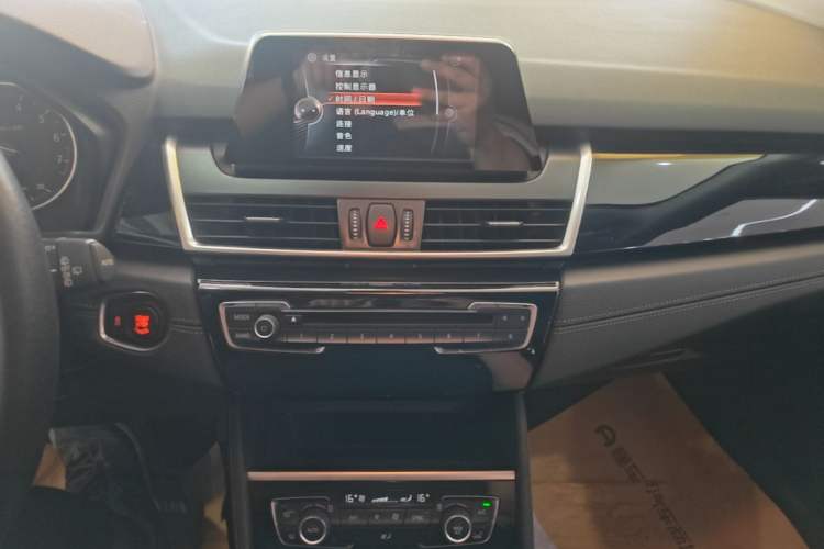 Used BMW 2 Series Active Tourer 2016 218i Sports Design Package Audio And AC Panel