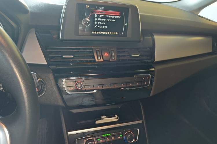 Used BMW 2 Series Active Tourer 2016 218i Fashion Model Audio And AC Panel
