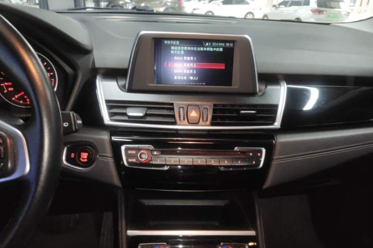 Used BMW 2 Series Active Tourer 2016 218i Sports Design Package Audio And AC Panel