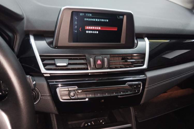 Used BMW 2 Series Active Tourer 2016 218i Sports Design Package Audio And AC Panel