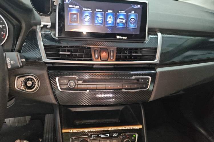 Used BMW 2 Series Active Tourer 2016 218i Leading Model Audio And AC Panel