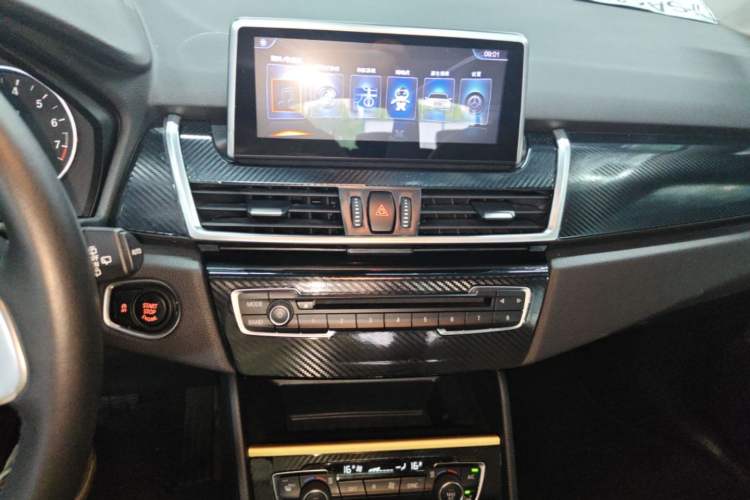 Used BMW 2 Series Active Tourer 2016 218i Leading Model Audio And AC Panel