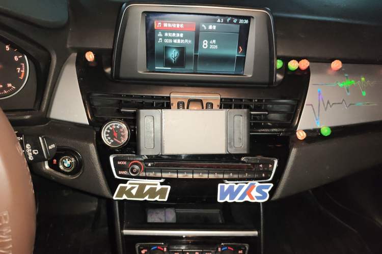Used BMW 2 Series Active Tourer 2016 218i Leading Model Audio And AC Panel