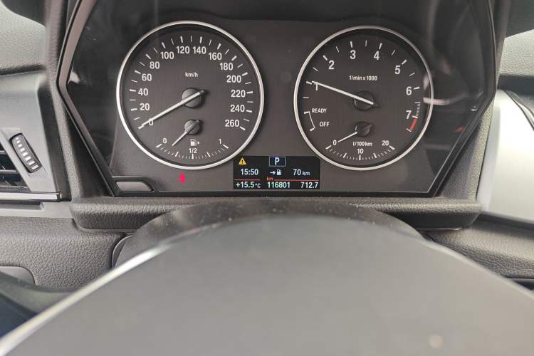 Used BMW 2 Series Active Tourer 2016 218i Fashion Model Odometer Close Up
