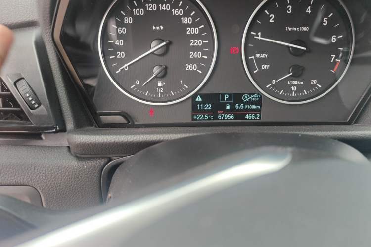 Used BMW 2 Series Active Tourer 2016 218i Leading Model Odometer Close Up