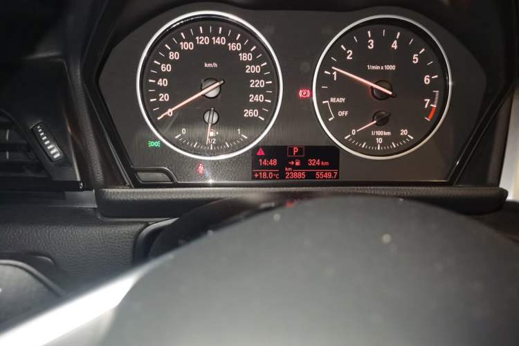 Used BMW 2 Series Active Tourer 2016 218i Leading Model Odometer Close Up