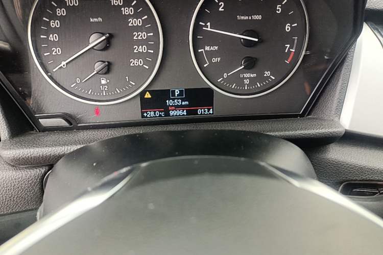 Used BMW 2 Series Active Tourer 2016 218i Leading Model Odometer Close Up