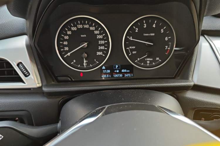 Used BMW 2 Series Active Tourer 2016 218i Leading Model Odometer Close Up
