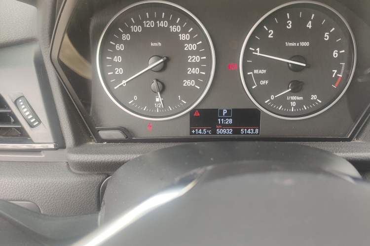 Used BMW 2 Series Active Tourer 2016 218i Fashion Model Odometer Close Up