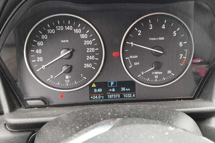 Used BMW 2 Series Active Tourer 2016 218i Leading Model Odometer Close Up