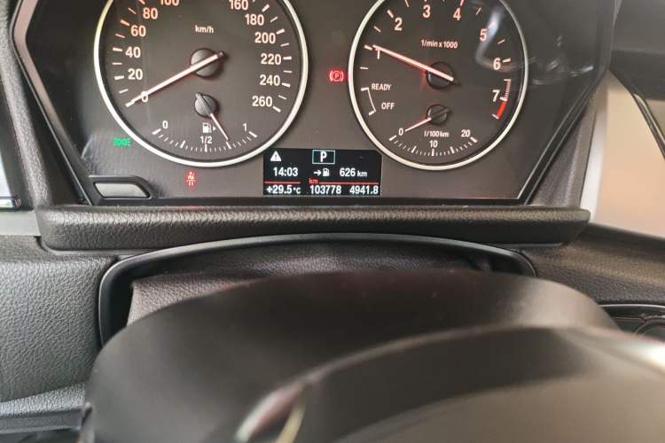 Used BMW 2 Series Active Tourer 2016 218i Leading Model Odometer Close Up