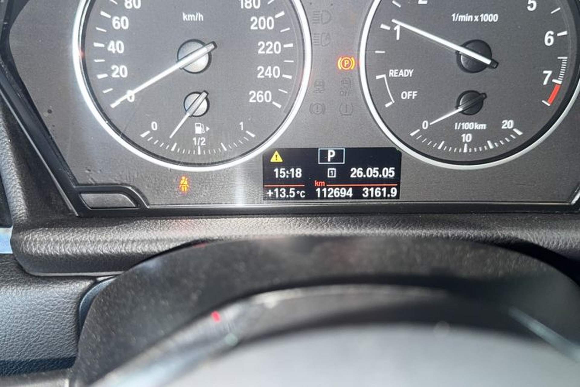 Used BMW 2 Series Active Tourer 2016 220i Luxury Edition Odometer Close Up