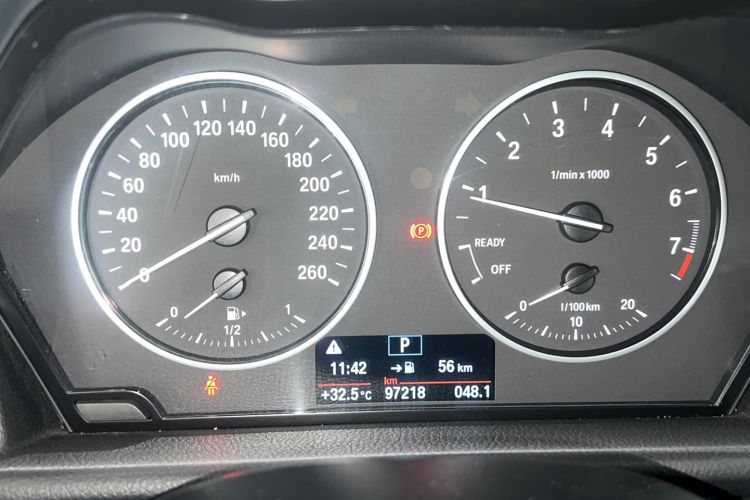 Used BMW 2 Series Active Tourer 2016 218i Leading Model Odometer Close Up