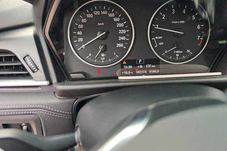 Used BMW 2 Series Active Tourer 2016 218i Sports Design Package Odometer Close Up