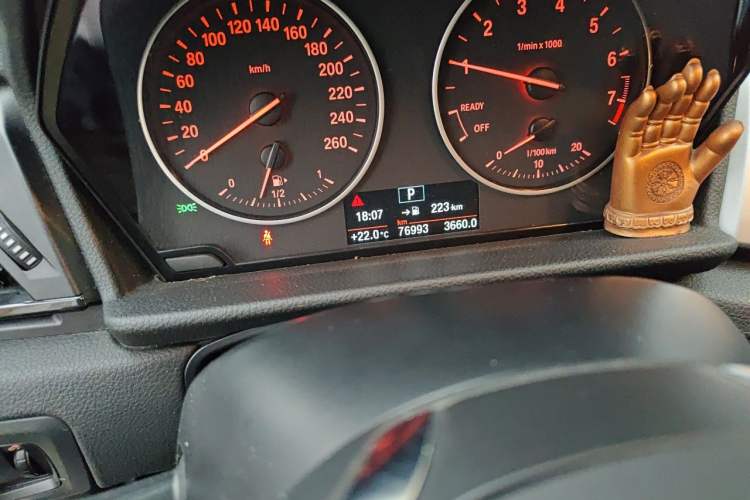 Used BMW 2 Series Active Tourer 2016 218i Leading Model Odometer Close Up