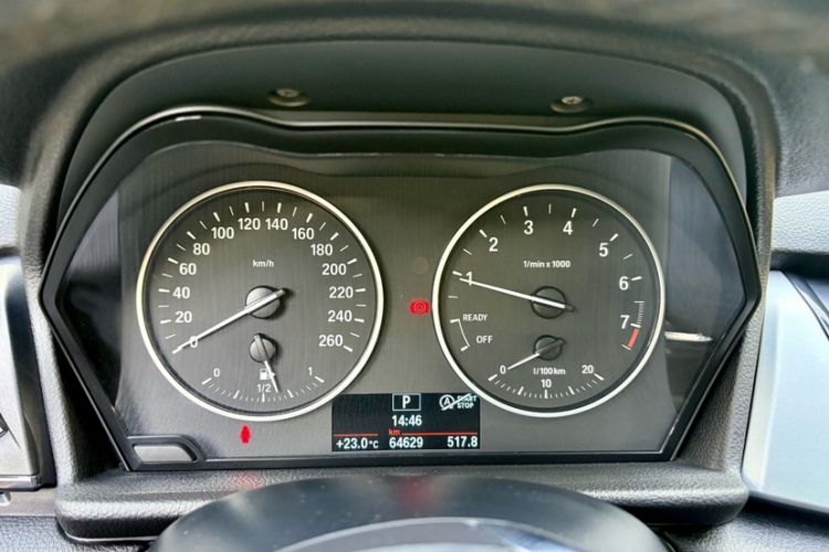 Used BMW 2 Series Active Tourer 2016 218i Leading Model Odometer Close Up